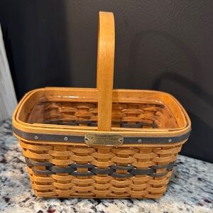 Handcrafted Woven Basket with Handle